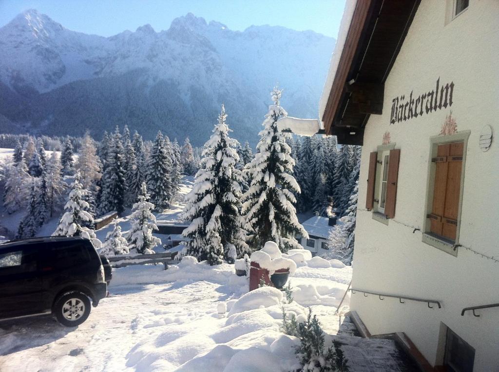 Baeckeralm - B&B 16 + Mittenwald Exteriér fotografie